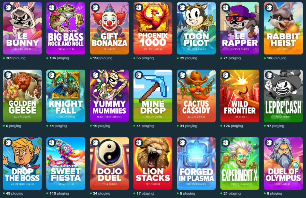 Эксклюзивные слоты в Стейк казино